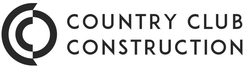 country club construction logo png dark